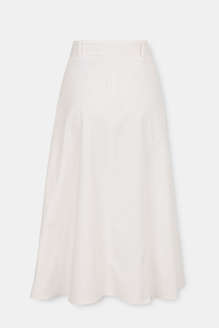 Pamučna midi suknja sa kaišem Tiffany Production